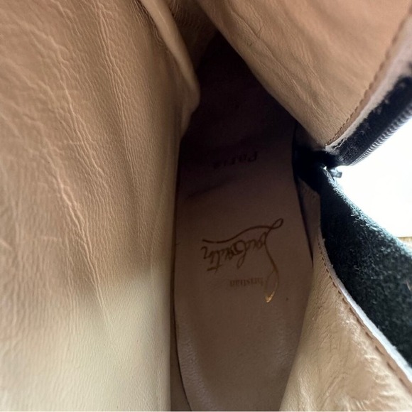 Christian Louboutin‎ Miss Clichy Leopard Print Platform Ankle Booties Sz 10 - Picture 6 of 16